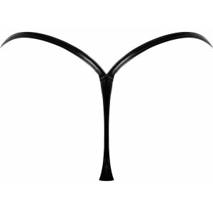 G-String Noir Handmade Tease Negru S-M