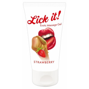Gel Lick it! Strawberry Gel Lick it! Strawberry pe Sexlab.ro