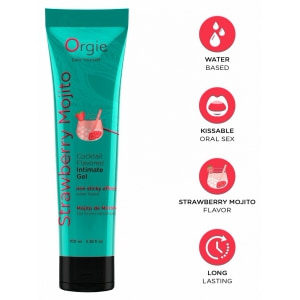 Gel Lubrifiant cu Aromă Strawberry Mojito Orgie 100 ml