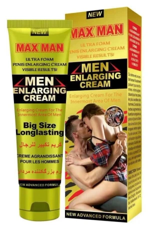 Cremă Mărire Penis Maxman Galben pe Sexlab.ro