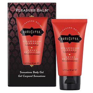 Gel Masaj Pleasure Balm Strawberry pe SexLab