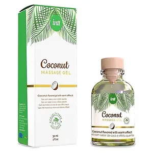 Gel Masaj Vegan Intt Cocos cu Efect încălzire pe SexLab