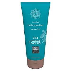 Gel Massage And Glide 2 in 1 Amber pe SexLab