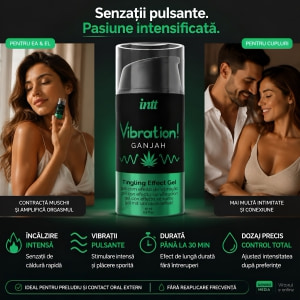 Gel Vibration Ganjah Airless Bottle 15ml
