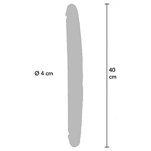 Get Real – Dublu Dong 40 cm, Silicon Realist