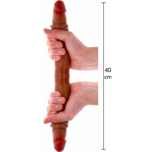 Get Real – Dublu Dong 40 cm, Silicon Realist