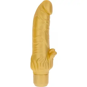 Gold Dicker Stim Vibrator Auriu pe SexLab