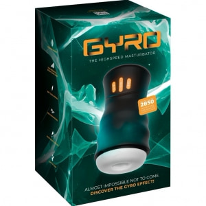 GYRO Masturbator You2Toys, 4 Moduri Reîncărcabil Negru