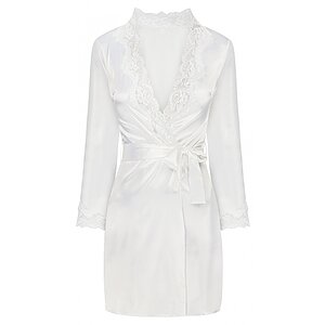 Halat Cu Chemise LivCo Jacqueline Alb 3XL