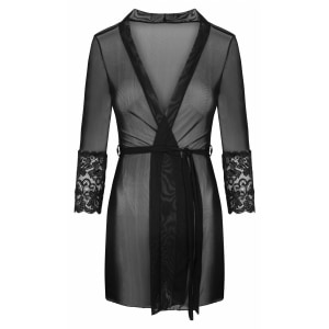 Halat Cu Chemise LivCo Livemia Negru 2XL