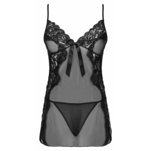 Halat Cu Chemise LivCo Livemia Negru 2XL