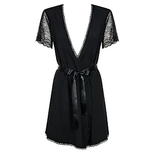 Halat Obsessive Miamor Negru Halat Obsessive Miamor Negru pe SexLab