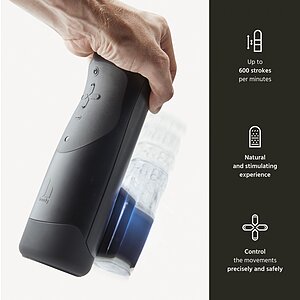 Handy Stroker Pro – 600 Mișcări pe min, cursă 11 cm Negru