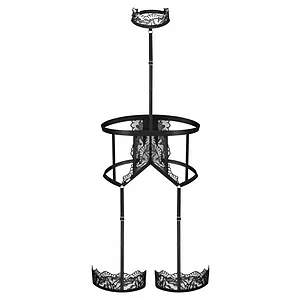 Harness Obsessive Hersis Negru pe SexLab