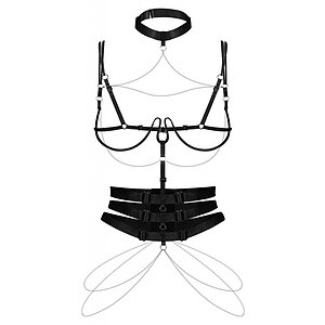 Harness Obsessive Premisis Negru pe SexLab