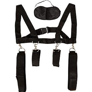 Heavy Duty Position Master Negru pe SexLab