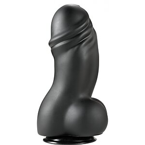 Hidden Desire Fat Boys Dildo PVC 22cm Negru pe SexLab