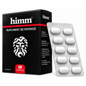 Capsule HIMM Pentru Potență, Erecții Puternice 10buc Capsule HIMM Pentru Potență, Erecții Puternice 10buc pe Sexlab.ro
