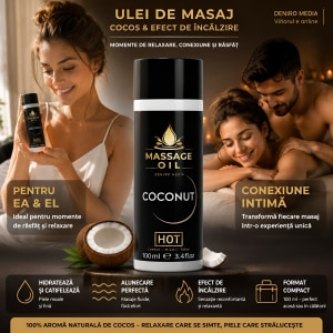 HOT Ulei De Masaj Cocos 100 ml Hidratează Catifelează