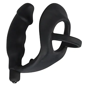 Inel Penis Cu Vibrator Si Plug