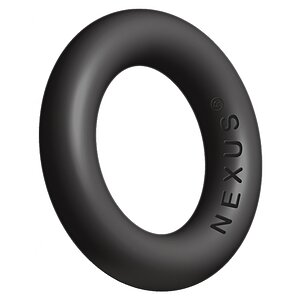 Inel de Penis Enduro Thick Stretchy Silicone Negru pe SexLab