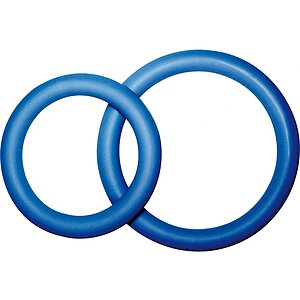 Inel Dublu Pentru Penis PotenzDuo Albastru pe Sexlab.ro