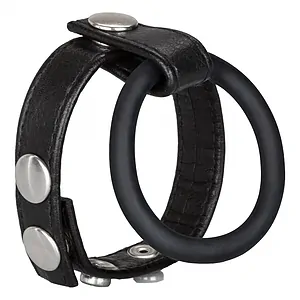 Inel Erecție Ball Spreader Negru pe SexLab