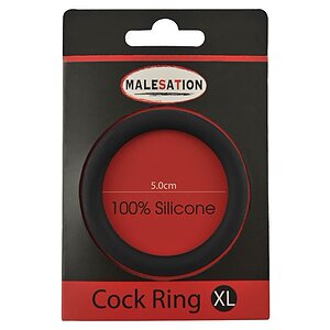 Inel Erecție Penis Malesation Negru