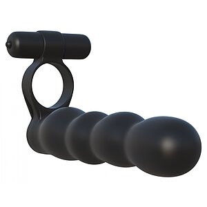 Inel Partner Double Fun Negru pe SexLab