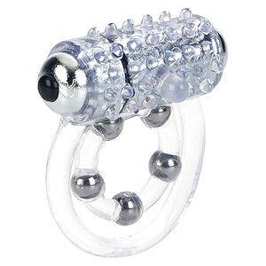 Inel Penian Maximus 4 Margele – Vibrații Rezistente Transparent pe SexLab