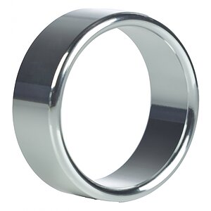 Inel Penis Alloy Metallic Large Argintiu pe SexLab