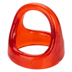 Inel Penis COLT XL Snug Tugger Rosu pe SexLab