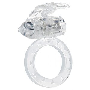 Inel Penis Cu Vibrații Flutter-Ring Transparent pe SexLab