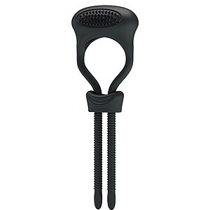 Inel Penis Cu Vibrații Pretty Love Curtis Negru pe SexLab