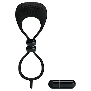 Inel Penis Cu Vibrații Pretty Love Locker Negru Inel Penis Cu Vibrații Pretty Love Locker Negru pe SexLab