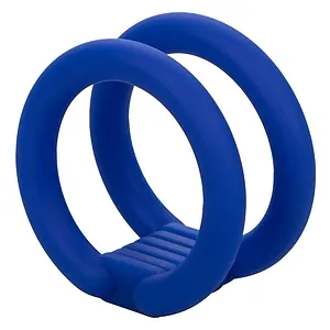 Inel Penis Dual Penis Cage Albastru pe SexLab