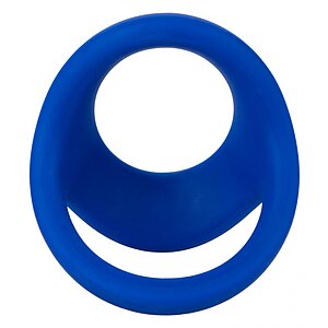 Inel Penis Penis Ball Dual Ring Albastru