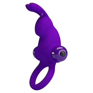 Inel Penis Pretty Love Mov Inel Vibratie Clitoris Si Penis