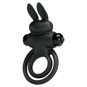 Inel Penis Pretty Love Vibrant 3 Negru pe Sexlab.ro