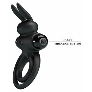 Inel Penis Pretty Love Vibrant 3 cu Stimulare Clitoridiană
