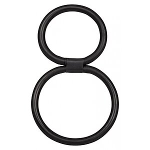 Inel Penis Quick Release Double Helix Negru