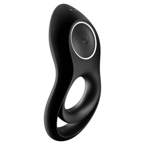 Inel Penis Satisfyer Legendary Duo Negru pe Sexlab.ro