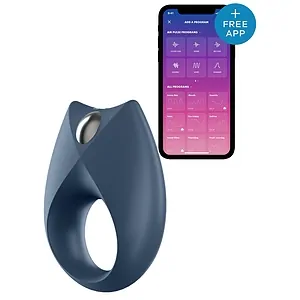 Inel Penis Satisfyer Royal One Albastru pe SexLab