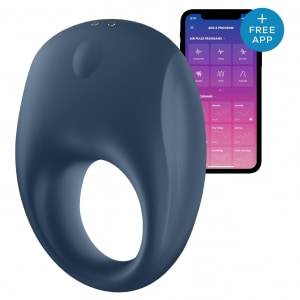 Inel Penis Satisfyer Strong One Albastru Inel Penis Satisfyer Strong One Albastru pe Sexlab.ro