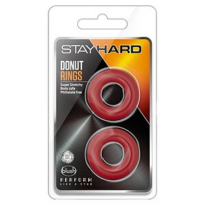 Inel Penis Stay Hard Donut Roșu