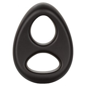 Inel Pentru Penis Ultra Soft Dual Negru pe Sexlab.ro