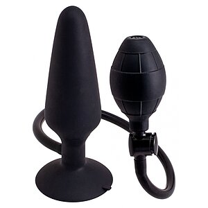Inflatable Anal Plug L Negru pe SexLab