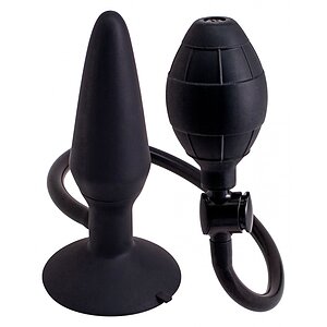 Inflatable Anal Plug M Negru pe SexLab