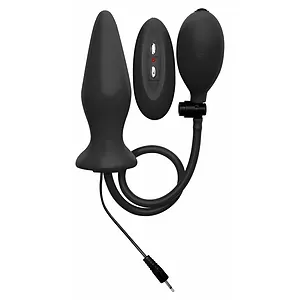 Inflatable Vibrating Silicone Plug pe SexLab