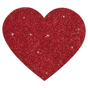 Inimioare Atrăgătoare Autoadezive Pentru Bust Roșu pe SexLab